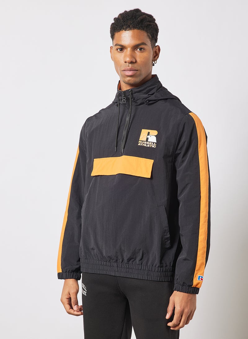 Leon Hooded Windbreaker Black