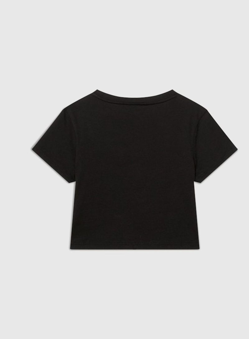 Kids Logo Cropped T-Shirt