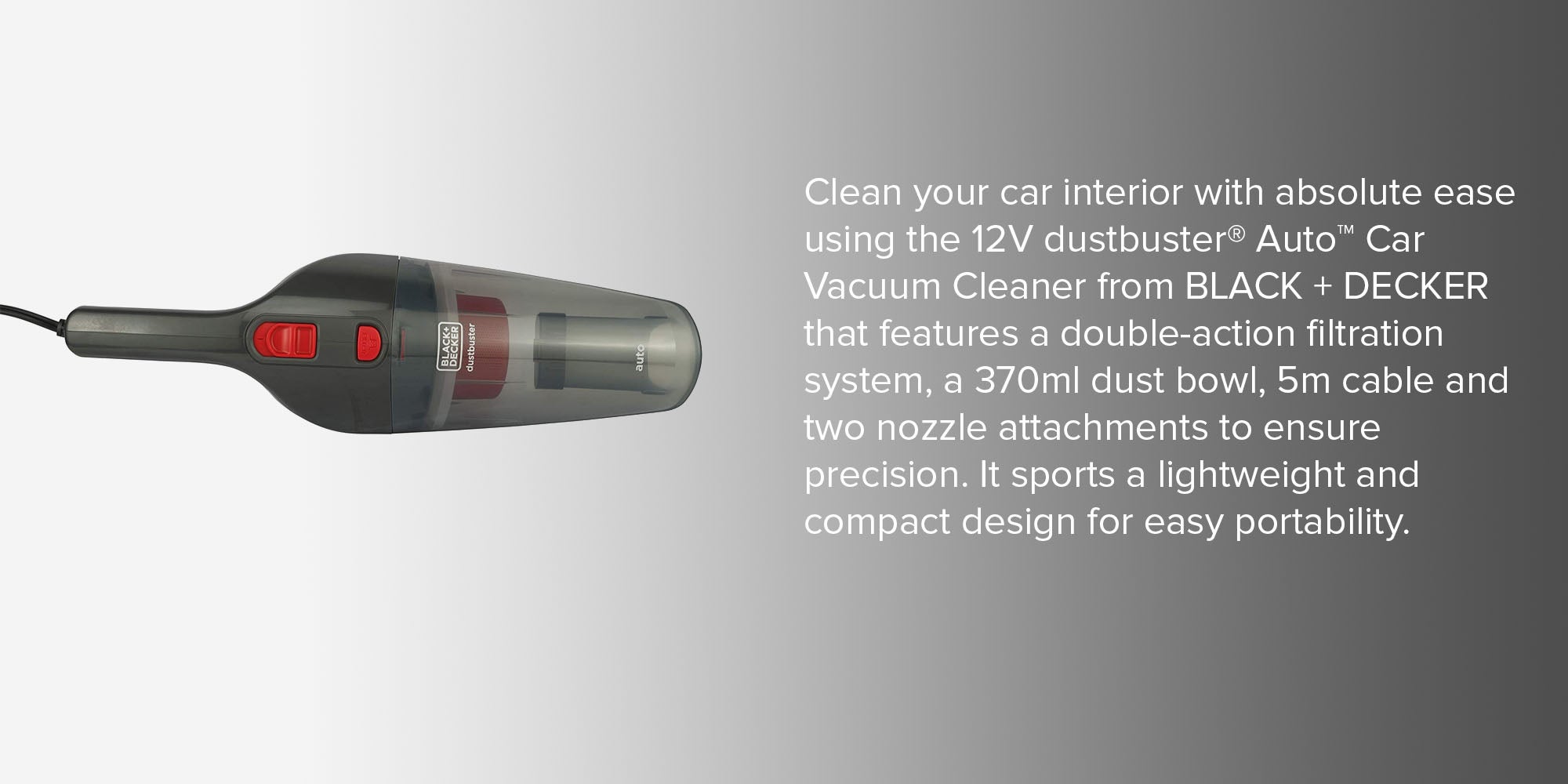 Dustbuster Auto Car Vacuum Cleaner