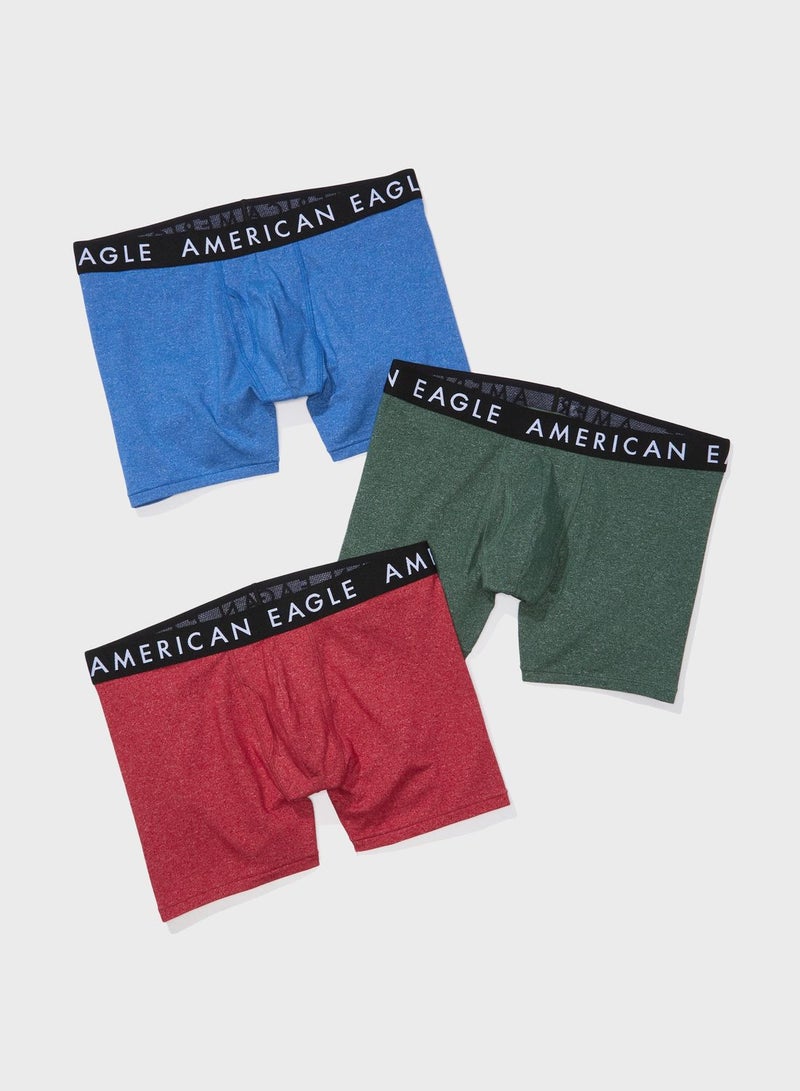 3 Pack Logo Band Trunks