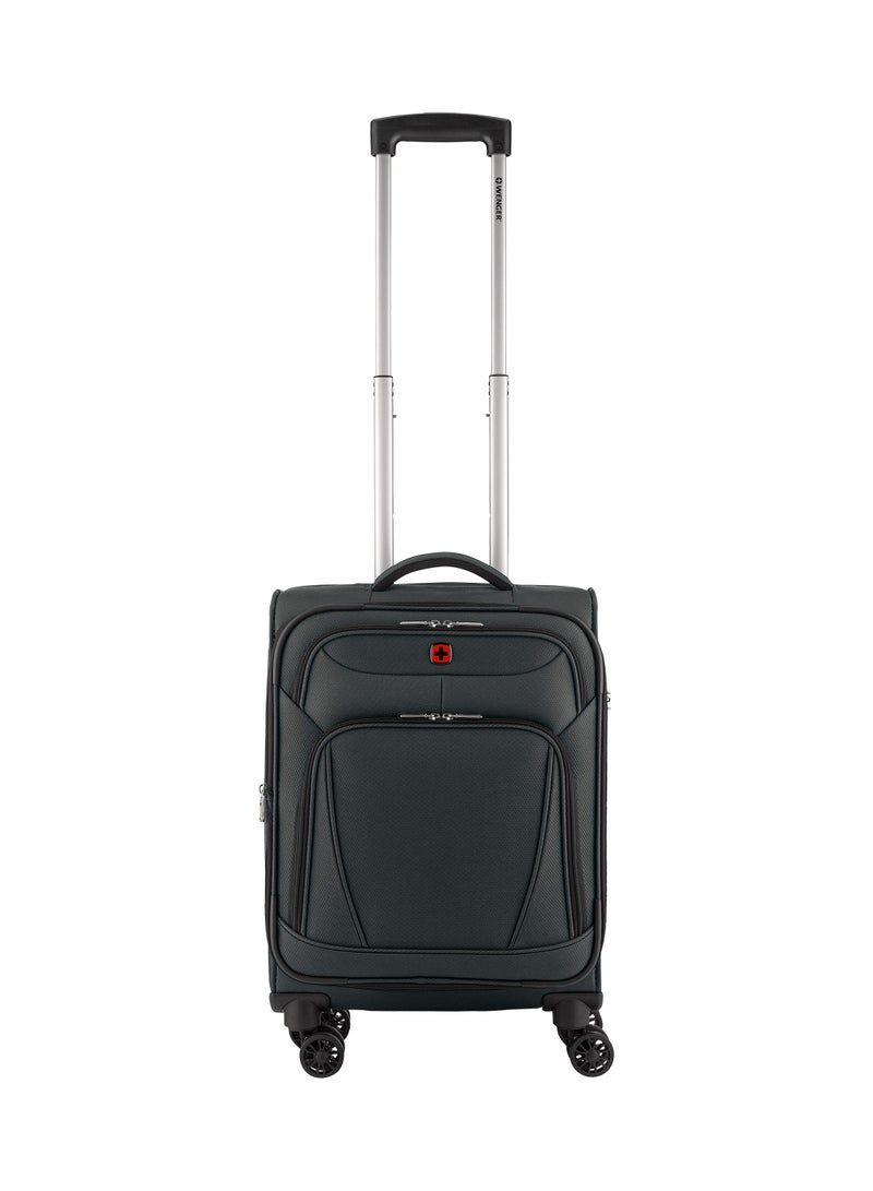 Wenger Beaumont Lite Carry-On Softside Expandable 57cm Cabin Luggage Trolley Black - 612381