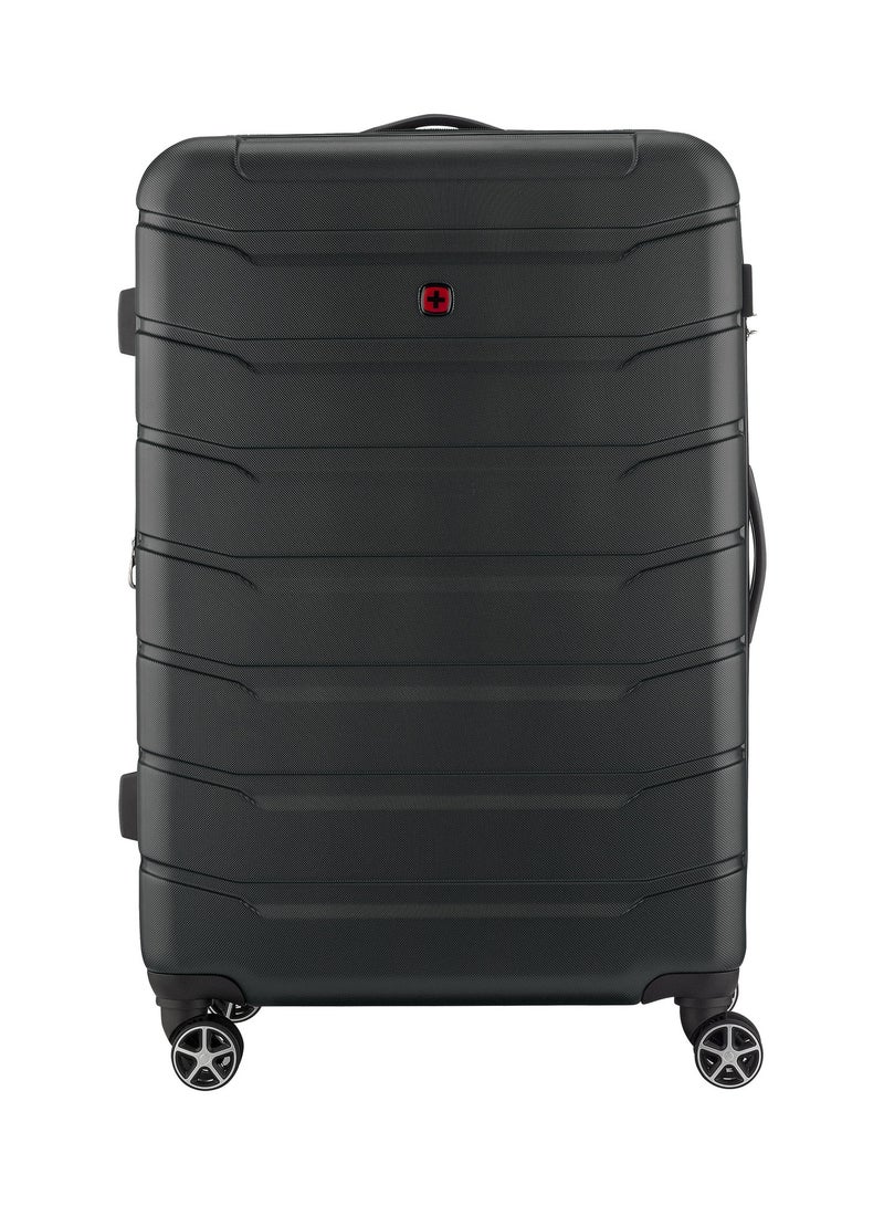 Wenger Vaiana Medium Hardside Expandable 78cm Check-In Luggage Trolley Black - 612355