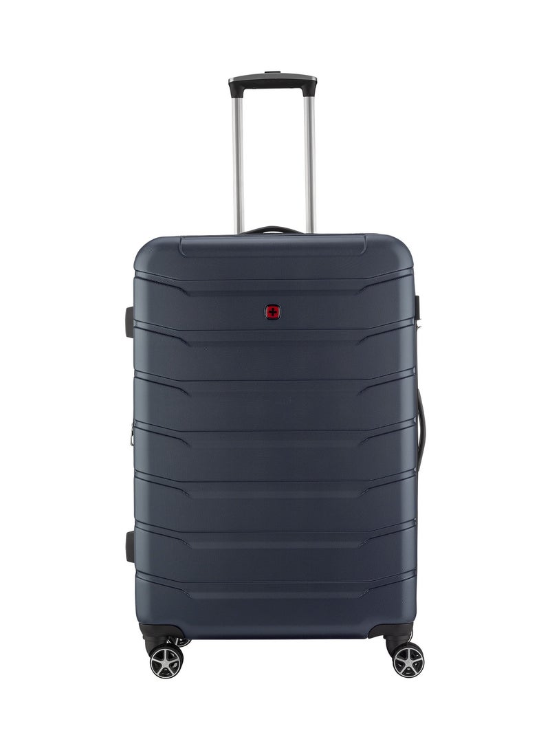 Wenger Vaiana Medium Hardside Expandable 78cm Check-In Luggage Trolley Navy Blue - 612356