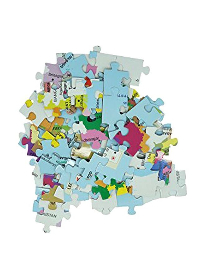 99-Piece India Map Jigsaw Puzzle