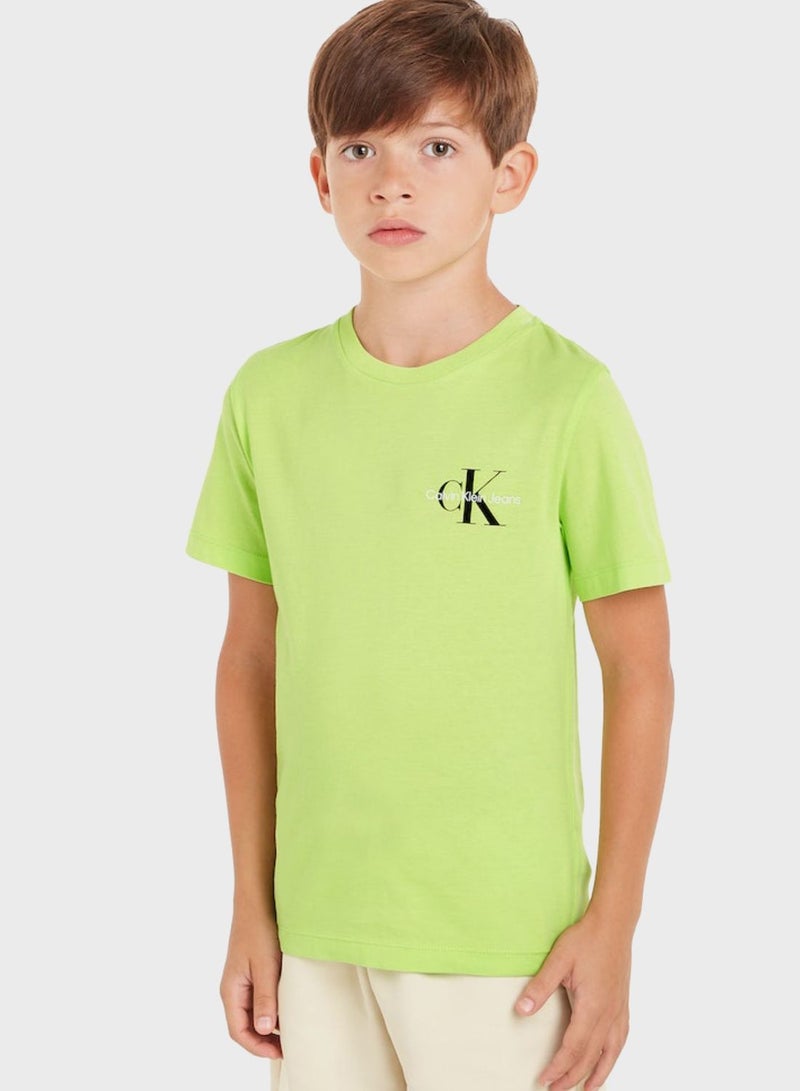 Kids Chest Monogram T-Shirt