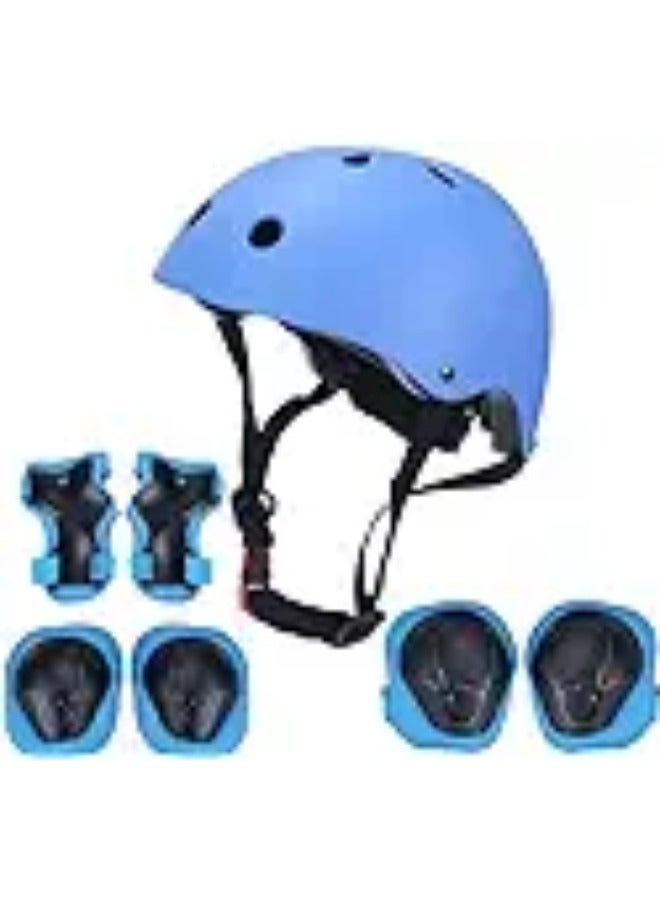 Top-rated 7-in-1 Kids Bike Helmet Set | Adjustable Safety Gear for Cycling, Skating, Skateboarding | Premium Protection for Boys and Girls (Ages 3-10) | Breathable, Easy-Clean, Strong Impact.