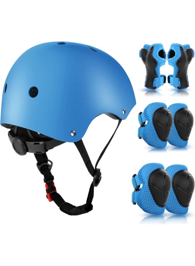 Top-rated 7-in-1 Kids Bike Helmet Set | Adjustable Safety Gear for Cycling, Skating, Skateboarding | Premium Protection for Boys and Girls (Ages 3-10) | Breathable, Easy-Clean, Strong Impact.