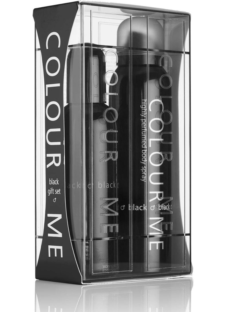 Colour Me Black Fragrance For Men Gift Set 250ml