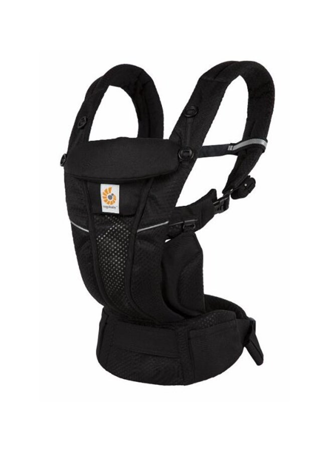 Omni Breeze All Carry Positions Breathable Mesh Baby Carrier with Enhanced Lumbar Support And Airflow Onyx Black