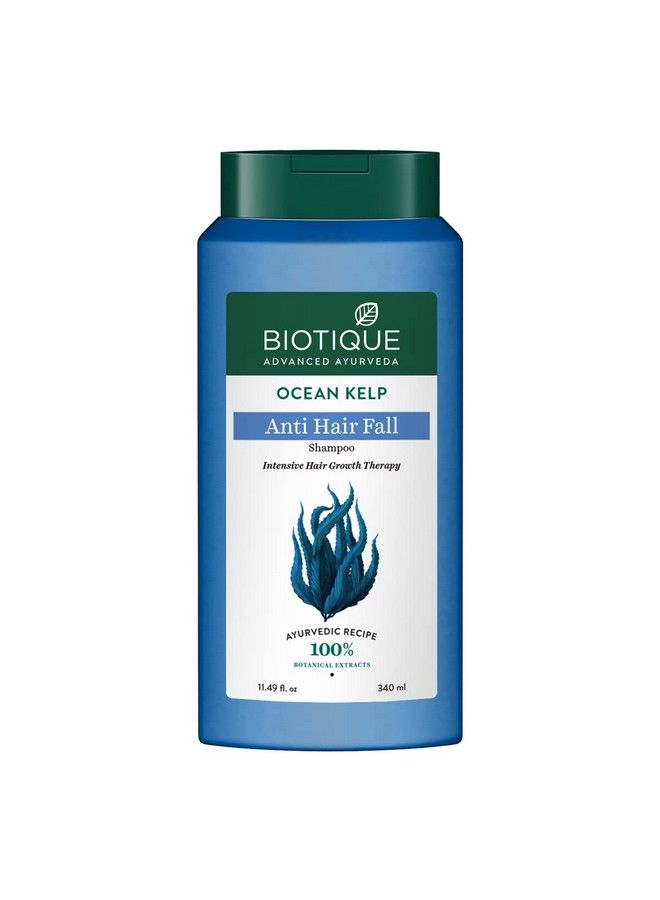 Biotique Bio Kelp Protein Shampoo For Falling Hair Intensive Hair Regrowth Treatment 340Ml & Biotique Vitamin C Correcting And Brightening Non Greasy Face Cream 50G