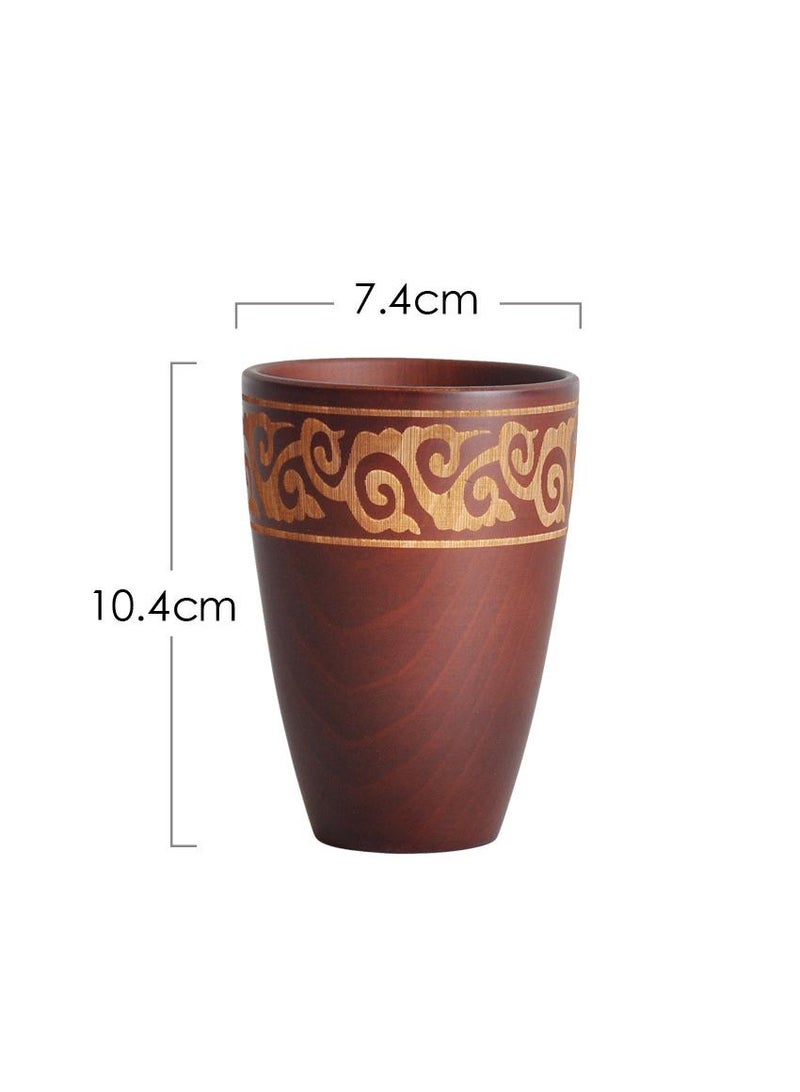 5-Piece Wooden Bowl Wooden Milk Tea Bowl