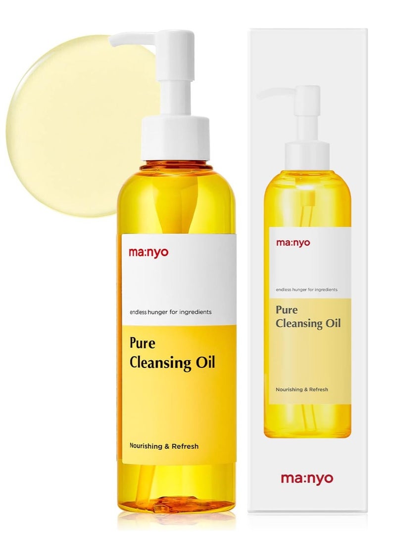 Pure Cleansing Oil Korean Facial Cleanser for Blackhead Melting and Daily Makeup Removal, 200ml