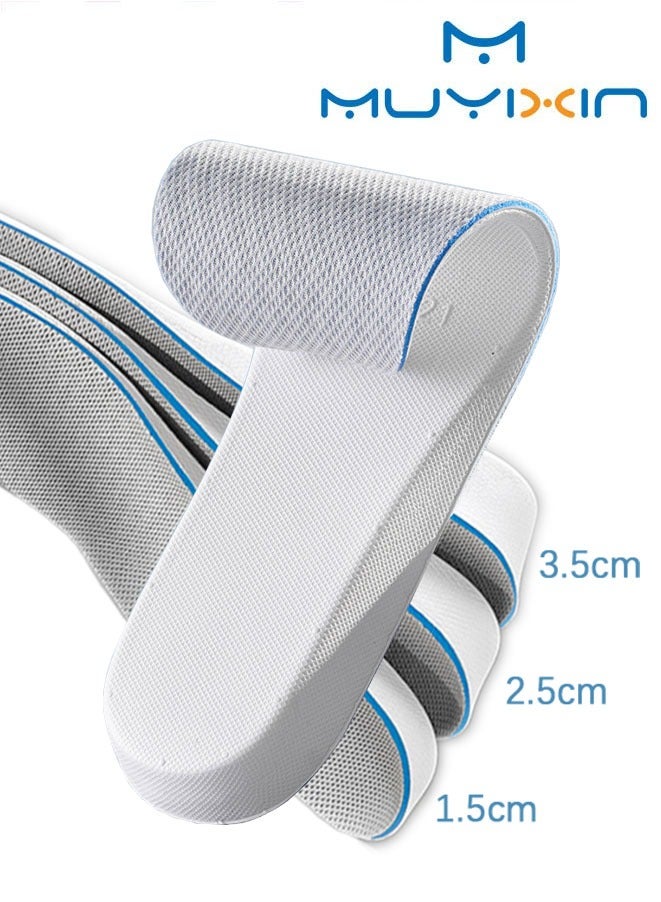 Height Increased Insole 3 Size Arch Support Breathable Shoe Insoles Heel Lift Pad for Men
