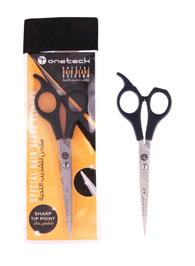 Beard Hair Scissor Black/Silver