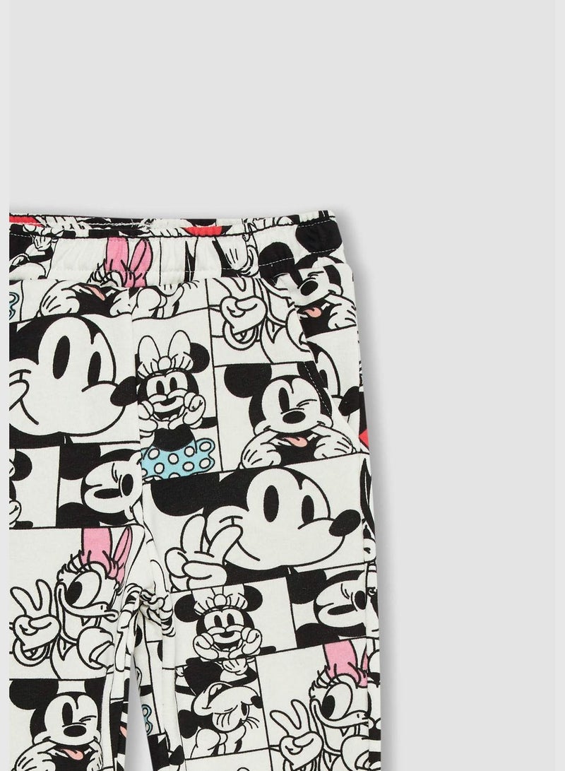 Girl Mickey Mouse & Friends Licenced Jogger Fit Knitted Trousers