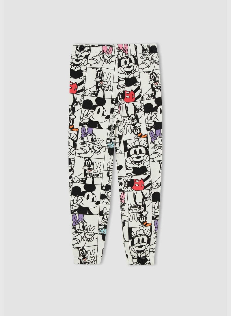 Girl Mickey Mouse & Friends Licenced Jogger Fit Knitted Trousers