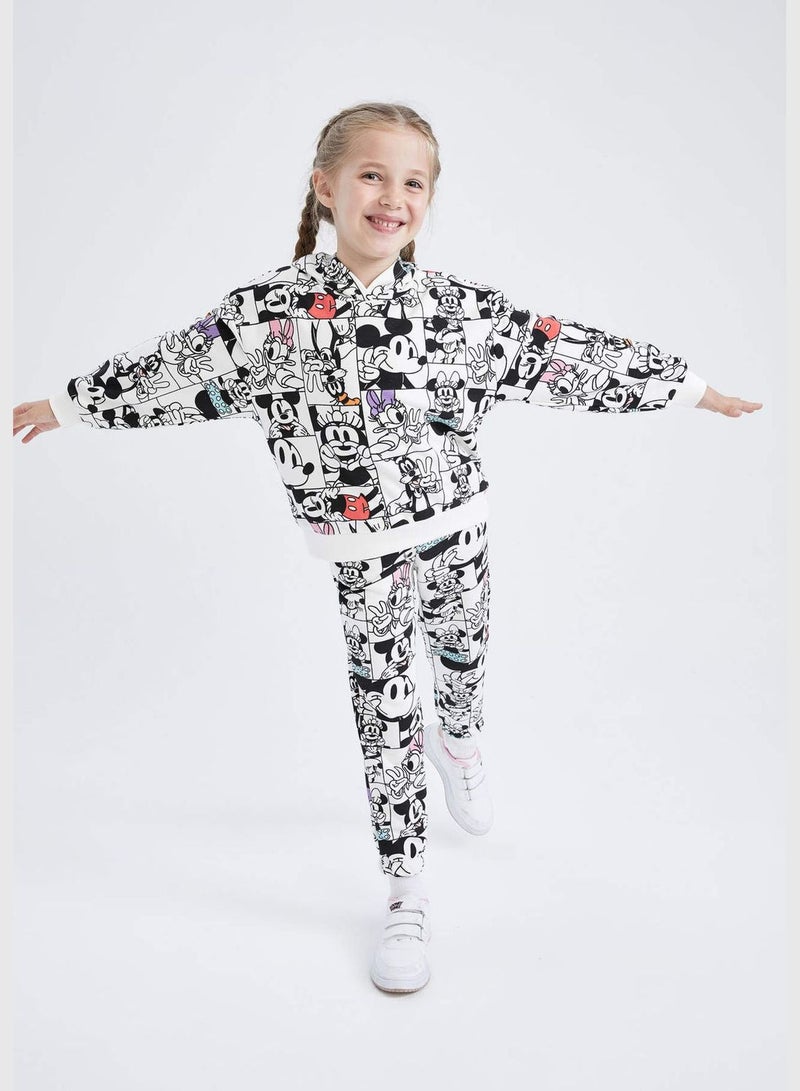 Girl Mickey Mouse & Friends Licenced Jogger Fit Knitted Trousers