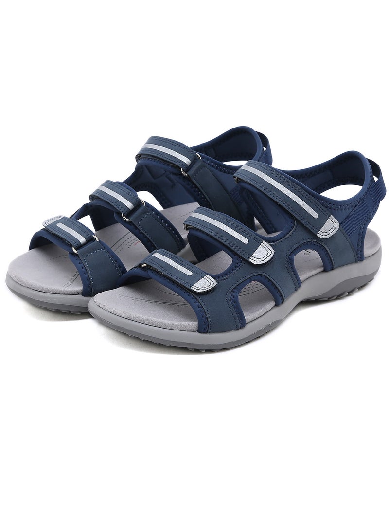 Stylish And Comfortable Wear Resistant Flat Casual Sandals Blue