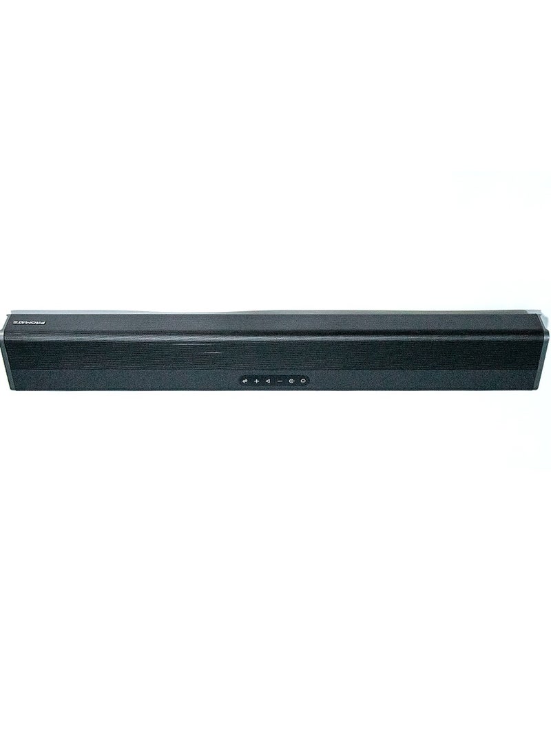 120W Ultra-Slim SoundBar with Built-in Subwoofer - Black