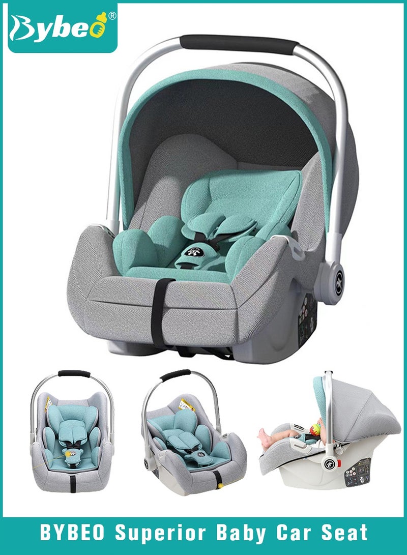 Baby Car Seat and Base, Carrycot With Full Body Support, Rear-Facing Seat Carry Cot for Infants Newborns, Easy Installation and Privacy Shield