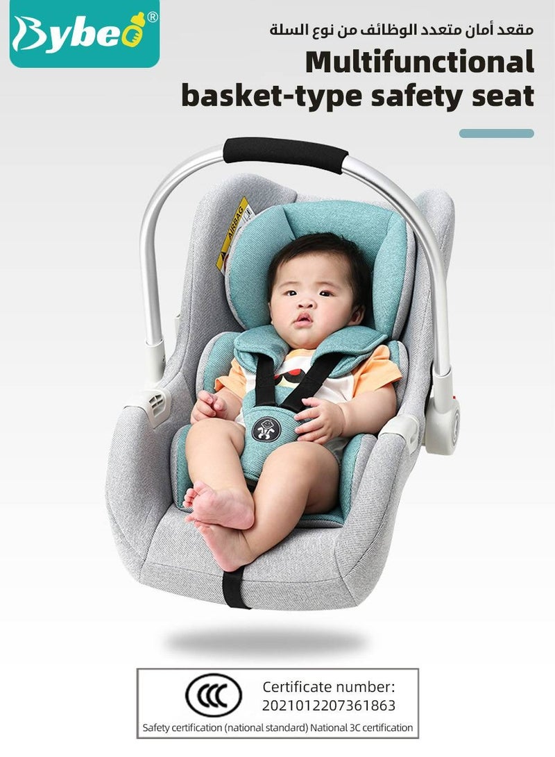 Baby Carrier, Baby Car Seat and Base, Carrycot With Full Body Support, Rear-Facing Seat Carry Cot for Infants Newborns, Easy Installation and Privacy Shield