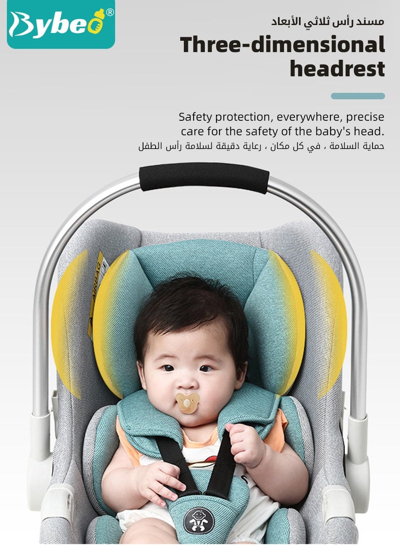 Baby Carrier, Baby Car Seat and Base, Carrycot With Full Body Support, Rear-Facing Seat Carry Cot for Infants Newborns, Easy Installation and Privacy Shield