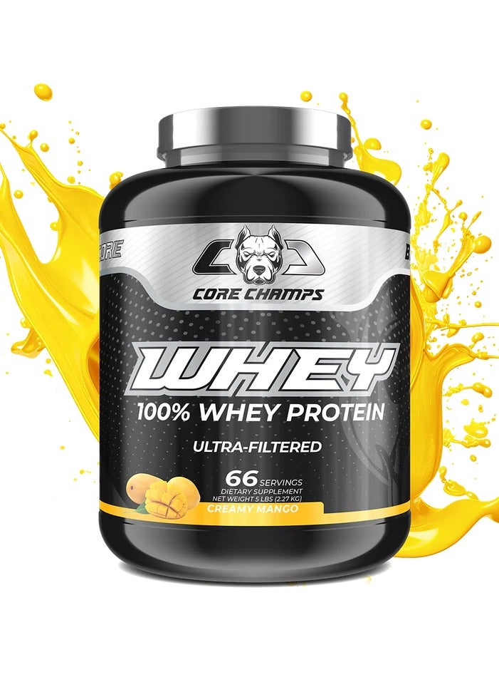 CORE CHAMPS WHEY PROTEIN 5LBS/2.27KG - CREAMY MANGO