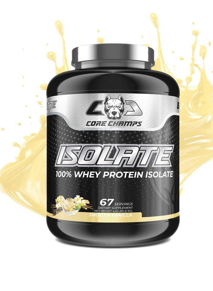 CORE CHAMPS ISOLATE 4.4LBS/2KG SMOOTH VANILLA