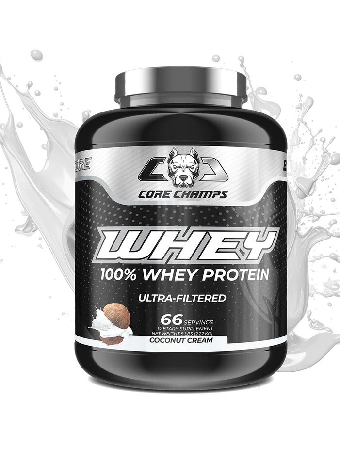 CORE CHAMPS WHEY PROTEIN 5LBS/2.27KG - COCONUT CREAM