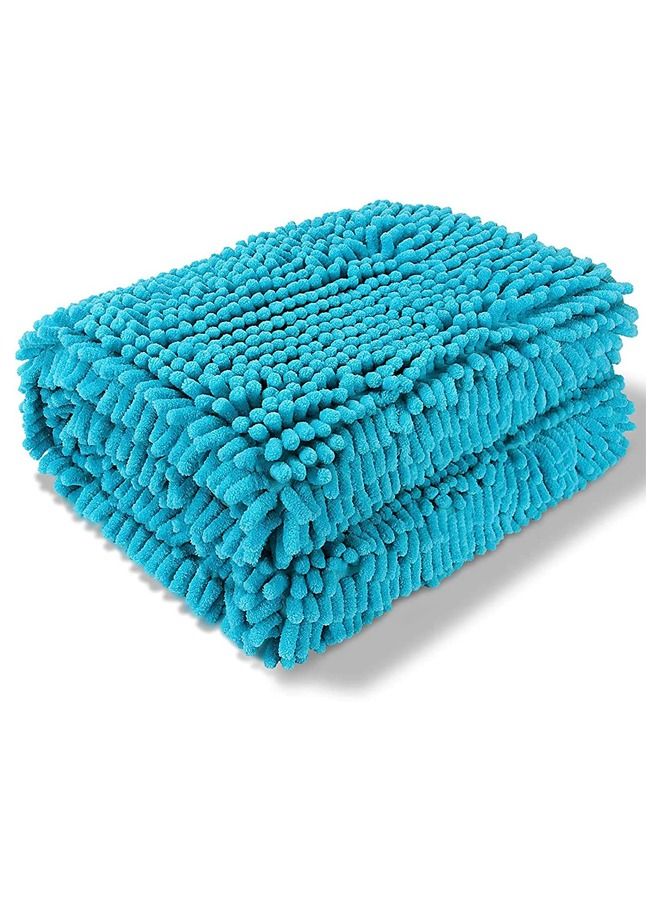 Super Absorbent Pet Bathing Towel  Blue