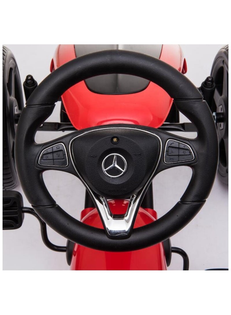 Mercedes-Benz Pedal Go-Kart-RED