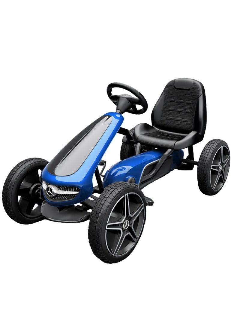 Mercedes-Benz Pedal Go-Kart-BLUE