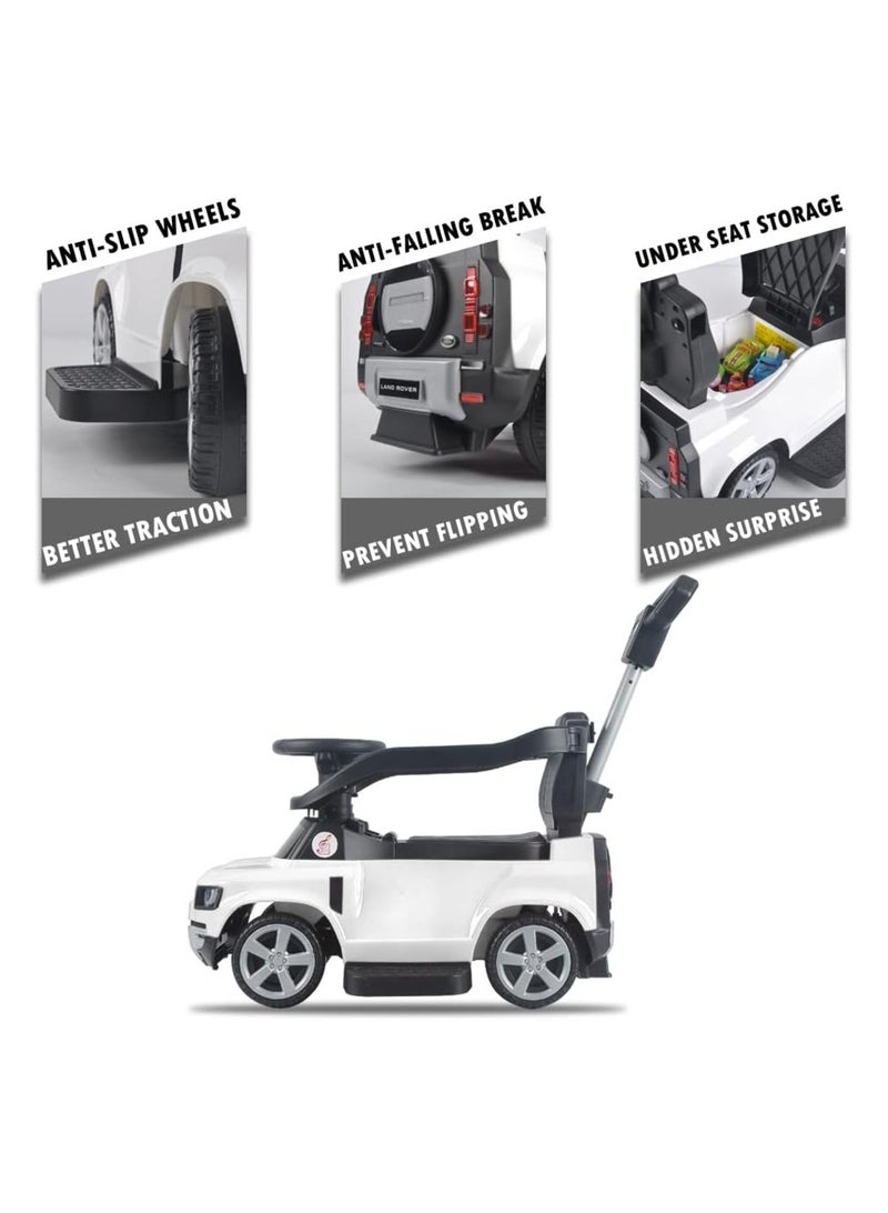 Land Rover Defender 90 Push Car -White