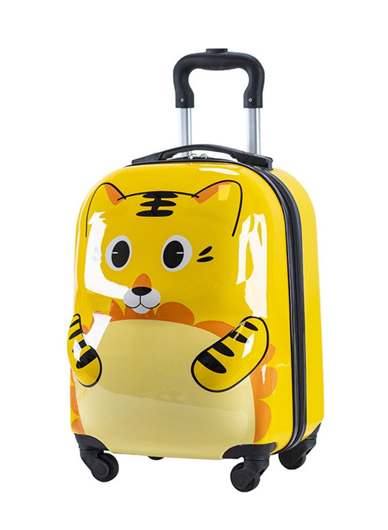 18 Inch Kids Luggage Children Travel Suitcase on Wheels 3D Cartoon Animal Trolley Case for Boys Girls Travel and School