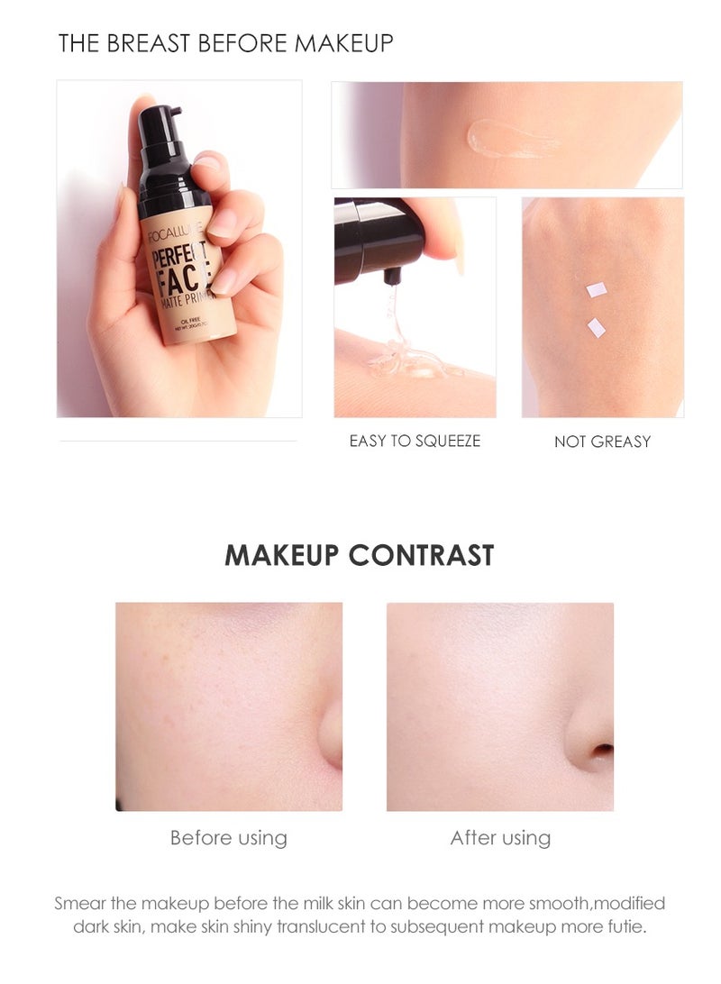 Perfect Face Matte Primer + Skin Evolution Liquid Foundation -#2 Porcelain