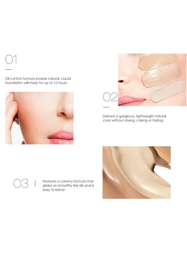 Perfect Face Matte Primer + Skin Evolution Liquid Foundation -#2 Porcelain