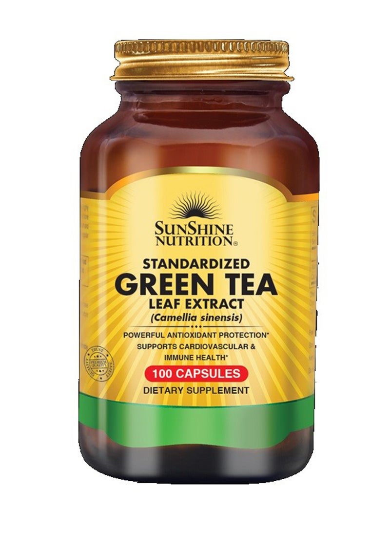 Nutrition Standardized Green Tea Leaf Extract, 100 Capsules