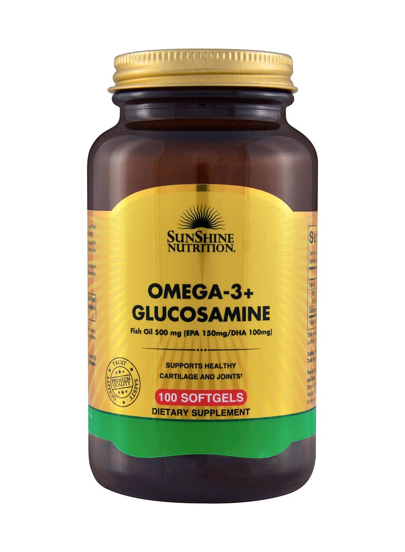 Nutrition Omega 3+ Glucosamine 100 Softgels