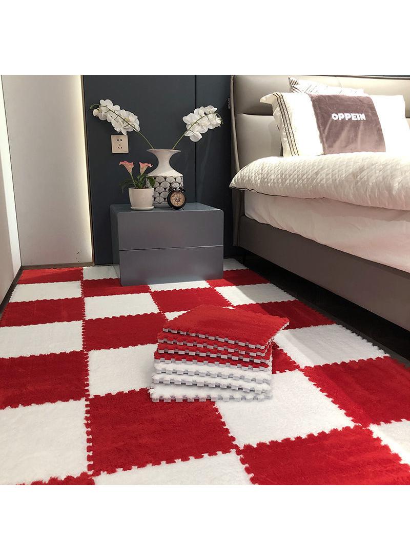 Foam Floor Mat Eva Plush Carpet Square Thickened Sports Game Mat Interlocking Carpet Plush Puzzle Soft Children'S Room Family Bedroom Living Room