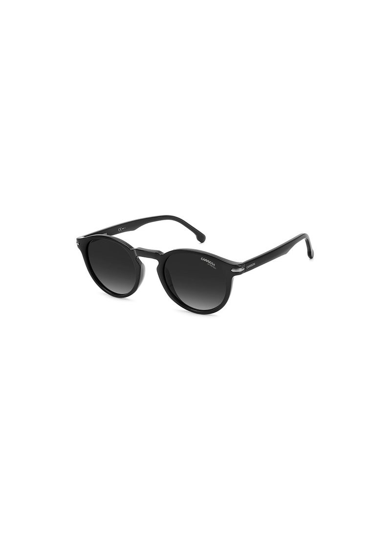 Unisex UV Protection Round Sunglasses - Carrera 301/S Black 50 - Lens Size: 50 Mm