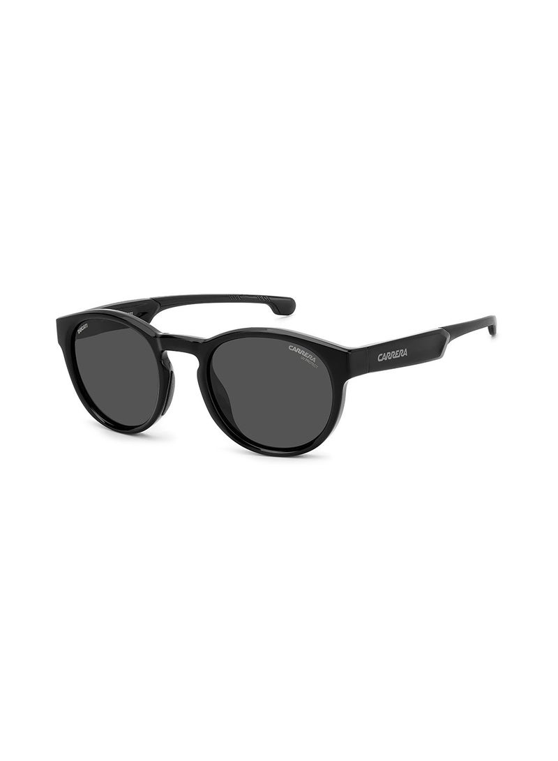 Men's UV Protection Round Sunglasses - Carduc 012/S Black 51 - Lens Size: 51 Mm
