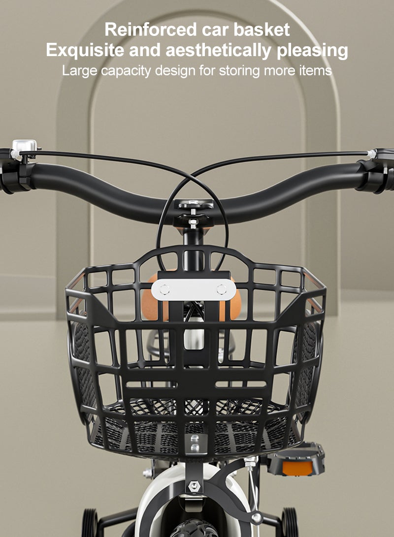 16 inch Bicycle for Kids, with Training Wheel and Adjustable Seat, Kids Bicycle for 2-8 Years Boy and Girls