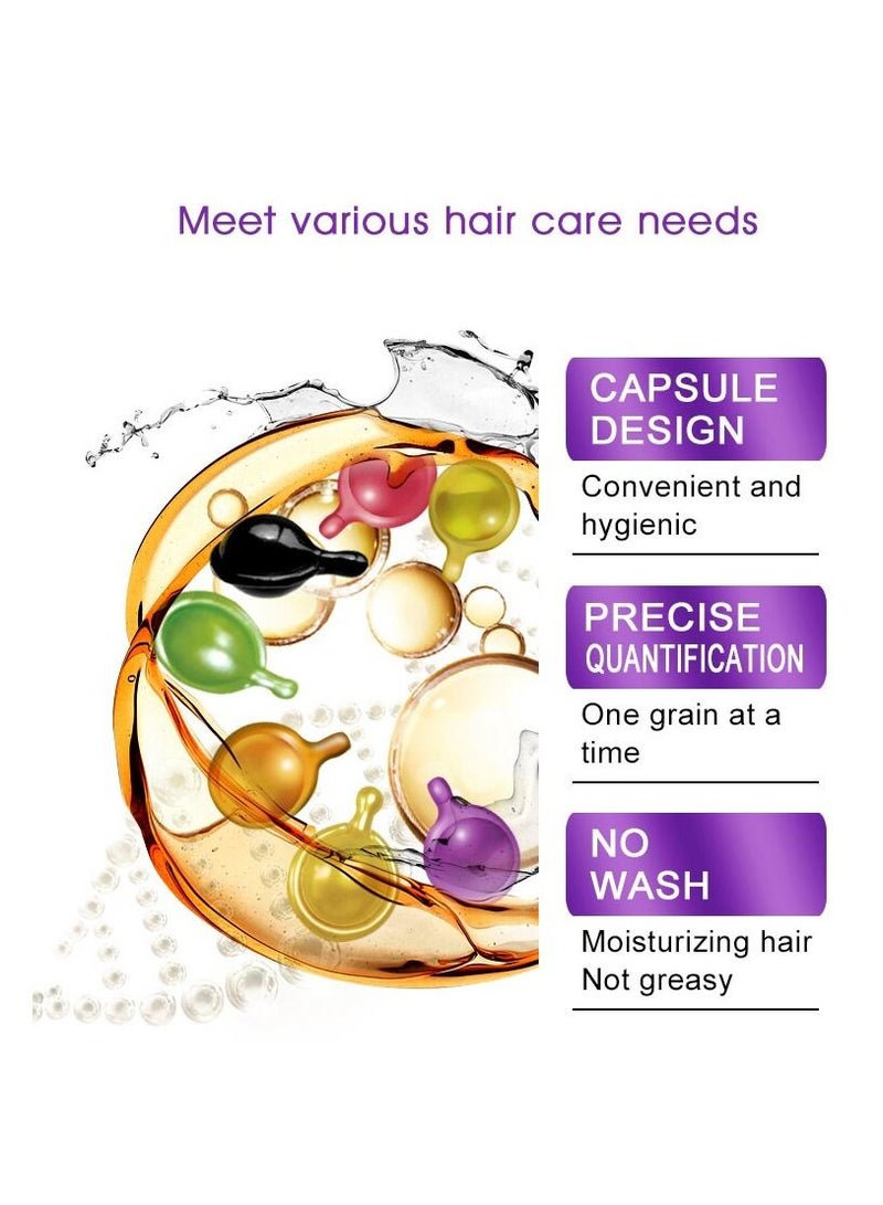 30 Pieces Aloe Vera Oil Hair Vitamin Capsules Keratin Anti Hair Loss Hair Care Capsules Complex Oil Repair Damaged Hair Scalp Treatment Hair Growth Repair Serum for Women & Men