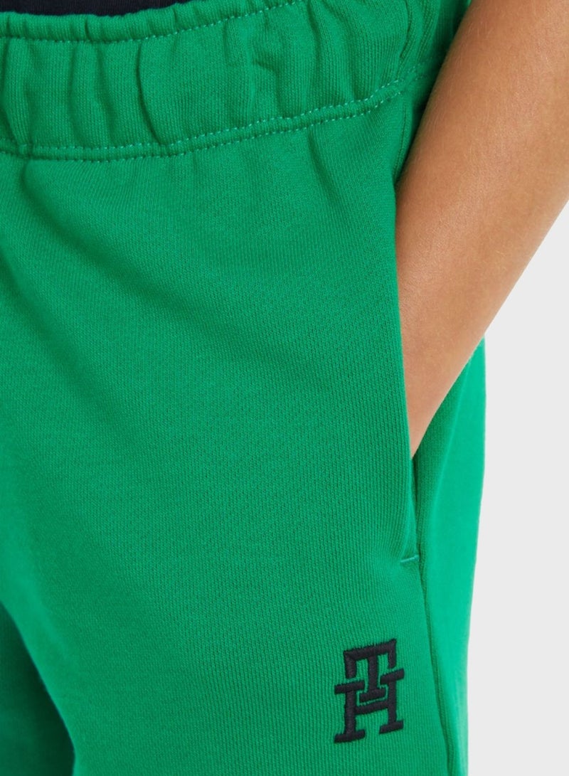 Kids Monogram Sweat Shorts