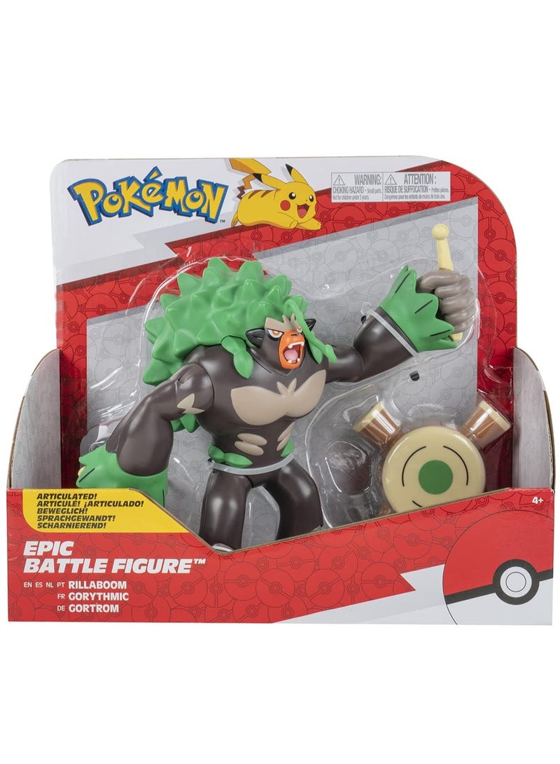 Pokemon Epic Battle Figure Rillaboom 12inch