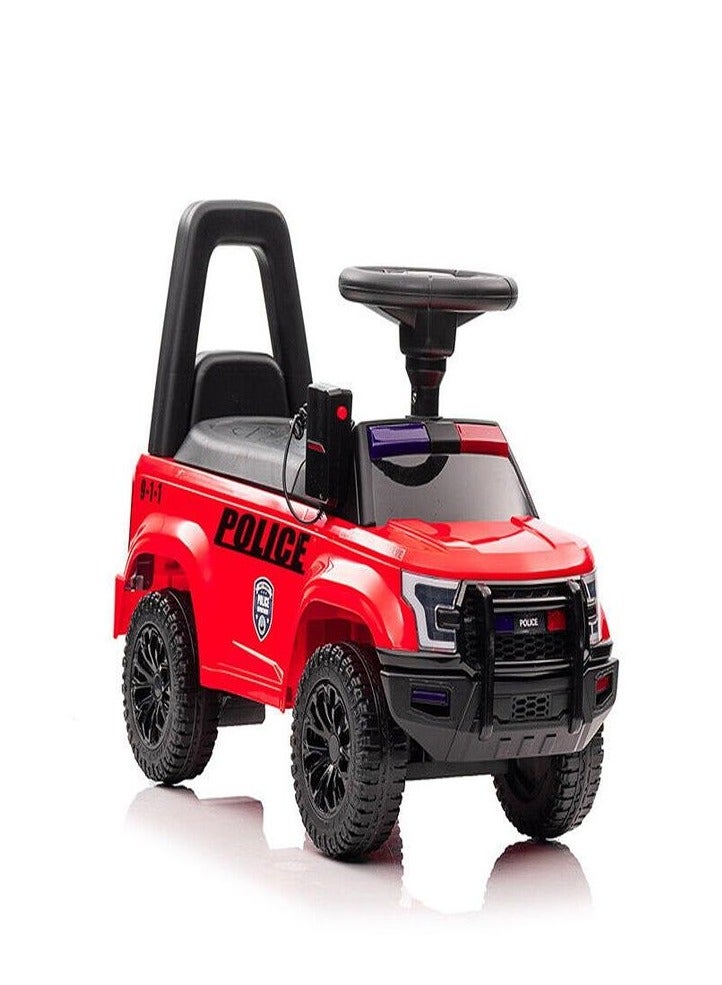 Kids Police Push car - Red