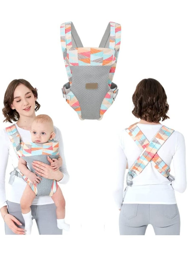 Adjustable Baby Carrier for Newborn to Toddler with Lumbar 3D Mesh Breathable Holder Infant