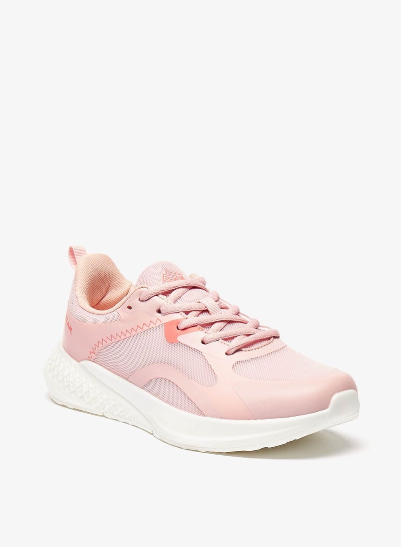 Womens Textured Lace-Up Sports Shoes By Shoexpress