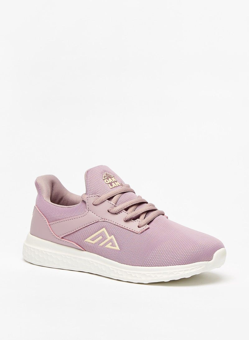 Textured Lace Up Womens' Sports Shoes