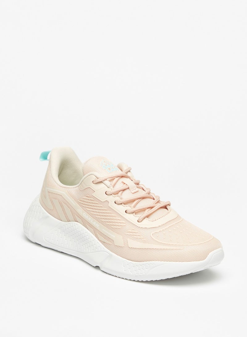 Textured Lace Up Womens Sports Shoes